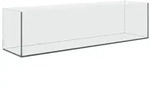 vidaXL Aquarium mit Speicher Transparent 80 x 20 x 20 cm Glas