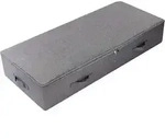 Schuhbox Kunststoff Deckel Staubdicht 100*43*18cm Dunkelgrau 1 Packung