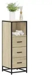 vidaXL Badschrank Sonoma-Eiche 35x37,5x100 cm Holzwerkstoff