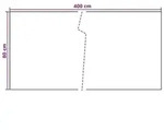 vidaXL Balkonsichtschutz Dunkelgrau 400 x 80 cm Poly-Rattan