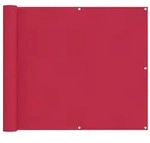 vidaXL Balkonsichtschutz Bordeauxrot 90 x 200 cm Oxford-Stoff