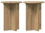 vidaXL Pflanzenst&auml;nder 2 pcs Artisan-Eiche &Oslash;29,5 x 40 cm Holzwerkstoff