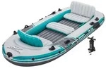 Bestway Schlauchboot Grau und Wei&szlig; 3,64 x 1,66 m PVC