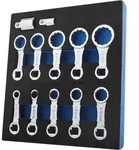 Gunpla Drehmomentadapter-Set 12-teilig 12-Punkt SAE 3/8 Zoll Antrieb Cr-Mo Stahl