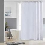 Schmaler Duschvorhang Polyester Stoff Wasserabweisend Waschbar