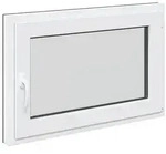 vidaXL Kellerfenster RISOR 90 x 50 cm PVC und Glas Anthrazit
