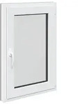 vidaXL Kellerfenster RISOR 60 x 80 cm PVC und Glas Anthrazit