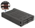 47072 - Delock 3.5 Wechselrahmen f&uuml;r 4 x M.2 NVMe SSD mit Slim SAS SFF-8654