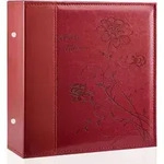 Fotoalbum 10x15 600 Slip in Leder Cover Landschaft 600 Fotos Rot
