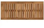 vidaXL Tischplatte 80,5 x 35 x 2 cm Rechtwinklig Massives Akazienholz