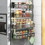 Magnetisches Gew&uuml;rzregal f&uuml;r K&uuml;hlschrank 4er Pack mit beweglichen