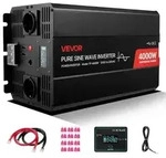 VEVOR 4000 W Wechselrichter, 12 V DC auf 230 V AC, reiner Sinus-Wechselrichter,...