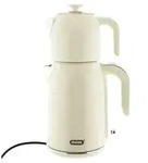Mulex Tee Express Teekocher 2200W - 2-in-1 Wasserkocher mit Teekanne 1,7L + 1 L,