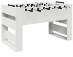 vidaXL Tischfu&szlig;balltisch Wei&szlig; 146,5 x 74 x 85 cm Holzwerkstoff
