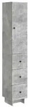 vidaXL Schrankset 2 pcs 33 x 34,5 x 90 cm Holzwerkstoff
