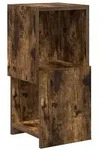 vidaXL Eckschrank Ger&auml;ucherte Eiche 25,5x25x55cm Holzwerkstoff