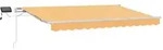 vidaXL Einziehbare Markise Sand 400 x 350 cm Stoff und Stahl