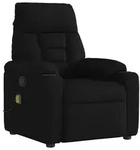 vidaXL Massagesessel Schwarz Stoff