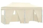 vidaXL Party-Zelt Creme 291 x 580 x 315 cm Oxford-Stoff