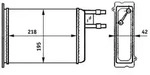 W&auml;rmetauscher Innenraumheizung Alu 220 mm - 195 mm MAHLE f&uuml;r u.a. FIAT DUCATO