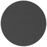 vidaXL Pool Bodenschutzmatte 16 stk. &Oslash; 235 cm Rund EVA-Schaum Schwarz