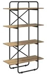 vidaXL B&uuml;cherregal 4 Ebenen 80 x 35 x 140 cm PB Artisan-Eiche