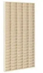 vidaXL Wanddisplay-Case mit Regal Beige 50 x 4,5 x 96 cm Holzwerkstoff