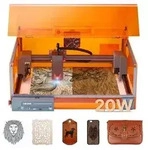 VEVOR Lasergravierer, 20 W, Lasergravur- & Schneidemaschine mit Geh&auml;use,