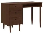 vidaXL Schreibtisch BILBAO Dunkelkaramell 114 x 53 x 75 cm