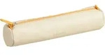 Rhodia Rhodiarama rundes Schlamperm&auml;ppchen 21,5x&Oslash;5cm Kunstleder Beige 318895C