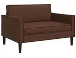 vidaXL XXL-Sessel Braun Kunstleder