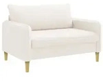 vidaXL XXL-Sessel Creme Boucl&eacute;