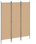 vidaXL Raumteiler Beige 150 x 180 cm Stoff