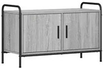 vidaXL TV-Schrank 79,5 x 33 x 50 cm Sonoma-Grau Holzwerkstoff