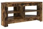 vidaXL EckTVSchrank Ger&auml;ucherte Eiche 102 x 40,5 x 45 cm Holzwerkstoff