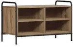 vidaXL TV-Schrank 140 x 39,5 x 50 cm Artisan-Eiche Holzwerkstoff