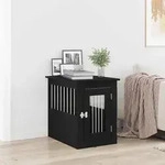 vidaXL Hundebox-M&ouml;bel Schwarze Eiche 62 x 45 x 59 cm Holzwerkstoff