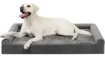 Hundebett Orthop&auml;disches XL dunkelgrau L 111 x B 81 x H 18 cm