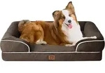 Hundebett orthop&auml;disches Memoryfoam L 104 x B 69 x H 17 cm Braun