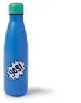 Trinkflasche 500ml Edelstahl blau