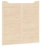 vidaXL Schwingt&uuml;ren 2 pcs Natur Massives Kiefernholz