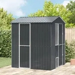 vidaXL Voliere Anthrazit 210x215x247 cm Stahl