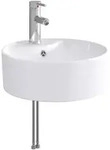 vidaXL Waschbecken f&uuml;rs Badezimmer Chrom 40,5 x 40,5 x 15 cm Metall