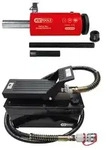KS Tools 440.9996 Hydraulik-Einheit 32t, mit Luft-Hydraulik-Pumpe, 9-tlg.