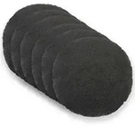 vidaXL Kissenbezug 6 pcs HEERLEN Dunkelgrau &Oslash; 60 cm Boucl&eacute;