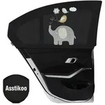 Auto Sonnenschutz Baby, Universal Sonnenschutz Auto Dehnbar, Auto Sonnenblende...