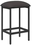 vidaXL Barhocker Dunkelgrau 40 x 32 x 74 cm Holzwerkstoff