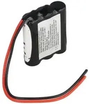 Notleuchtenakku NiMH 6V 3000mAh F1x3 Mignon AA mit 150mm Kabel ersetzt GP125AAMT3BMX