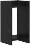 vidaXL Pflanzenst&auml;nder Schwarze Eiche 30 x 30 x 60 cm Holzwerkstoff