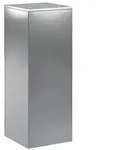 vidaXL Pflanzenst&auml;nder Silber 30 x 30 x 80 cm Stahl